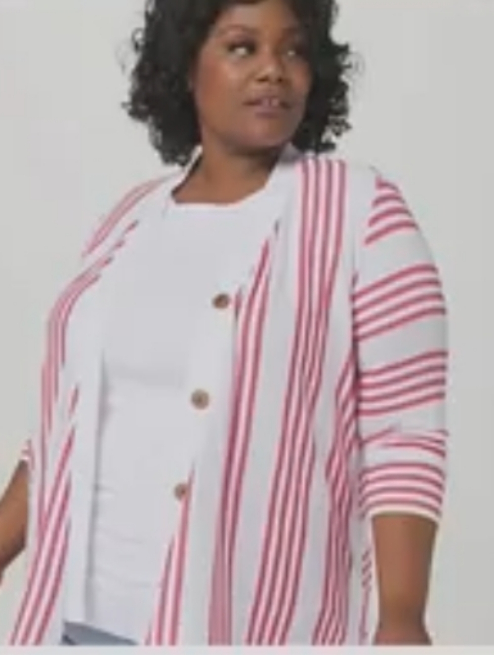 Susan Graver Sunkissed Pink Tunic And Premium Stretch Pants
